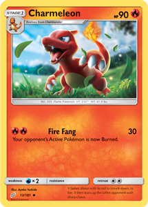 SUN AND MOON, Team Up - 013/181 : Charmeleon (Reverse Holo) (5470797627558)