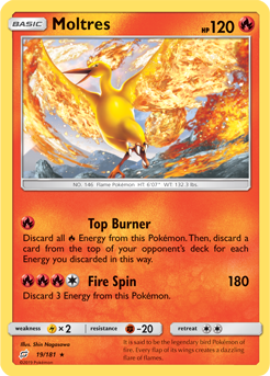 SUN AND MOON, Team Up - 011/181 : Moltres (Holo) (5470995185830)