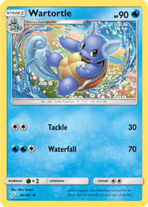 SUN AND MOON, Team Up - 024/181 : Wartortle (Reverse Holo) (5470816272550)