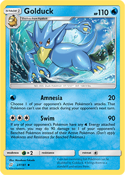 SUN AND MOON, Team Up - 027/181 : Golduck (Reverse Holo) (7065756532902)
