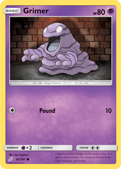 SUN AND MOON, Team Up - 062/181 : Grimer (Reverse Holo) (5470878138534)