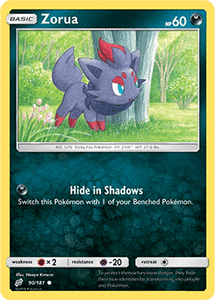 SUN AND MOON, Team Up - 090/181 : Zorua (Reverse Holo) (7065766101158)