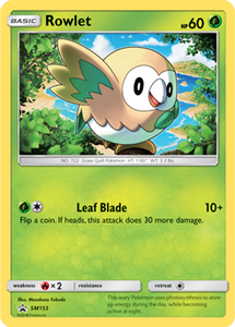 SUN AND MOON, Black Star Promo - SM153 : Rowlet (Holo) (5467919974566)