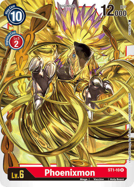 Digimon - Starter Deck Gaia Red - ST1-010 : Phoenixmon (Rare) (7829002486007)