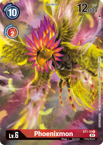Digimon - Starter Deck Gaia Red - ST1-010 : Phoenixmon (Alternate Art) (7829011857655)