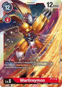 Digimon - Starter Deck Gaia Red - ST1-010 : Wargreymon (Super Rare) (7829005304055)