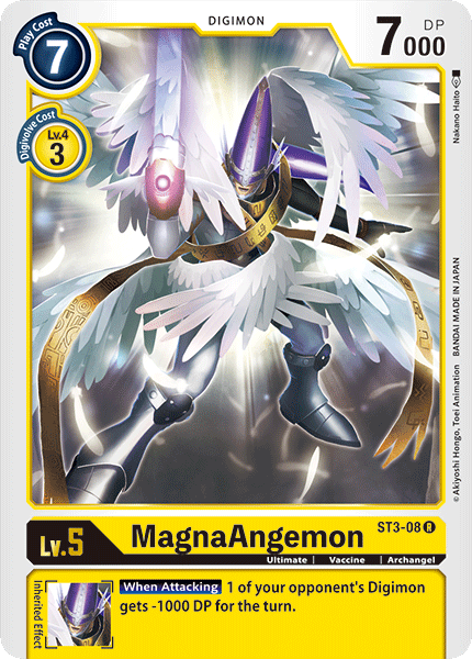 Digimon - Starter Deck Heaven's Yellow - ST3-008 : MagnaAngemon (Rare) (7829051048183)