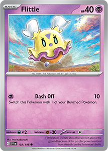 SCARLET AND VIOLET, Base Set - 102/198 : Flittle (Non Holo) (7911129940215)