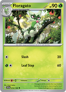 SCARLET AND VIOLET, Base Set - 014/198 : Floragato (Non Holo) (7911133774071)