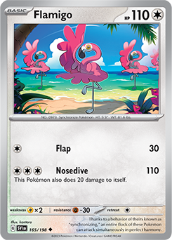 SCARLET AND VIOLET, Base Set - 165/198 : Flamigo (Non Holo) (7911318061303)