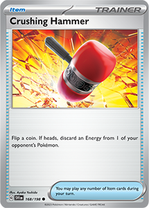 SCARLET AND VIOLET, Base Set - 168/198 : Crushing Hammer (Non Holo) (7911132430583)