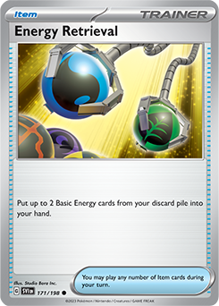 SCARLET AND VIOLET, Base Set - 171/198 : Energy Retrieval (Non Holo) (7911132496119)