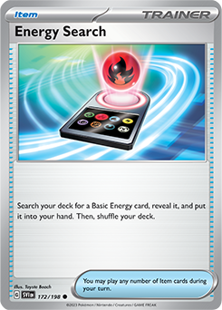 SCARLET AND VIOLET, Base Set - 172/198 : Energy Search (Non Holo) (7911132627191)