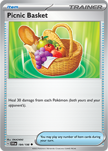 SCARLET AND VIOLET, Base Set - 184/198 : Picnic Basket (Non Holo) (7911319306487)