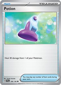 SCARLET AND VIOLET, Base Set - 188/198 : Potion (Reverse Holo) (7911336050935)