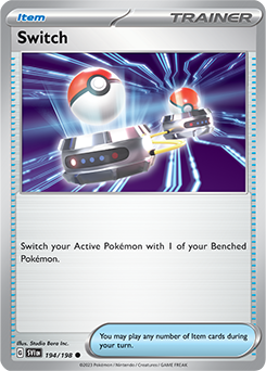 SCARLET AND VIOLET, Base Set - 194/198 : Switch (Non Holo) (7911133380855)