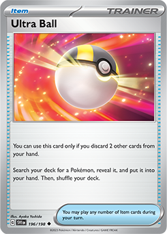 SCARLET AND VIOLET, Base Set - 196/198 : Ultra Ball (Non Holo) (7911319535863)