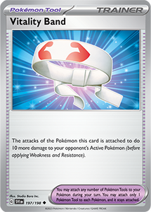 SCARLET AND VIOLET, Base Set - 197/198 : Vitality Band (Non Holo) (7911319601399)