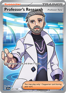 SCARLET AND VIOLET, Base Set - 241/198 : Professor's Research (Professor Turo) (Full Art) (7911321207031)