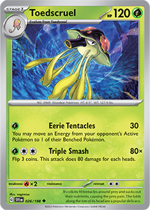 SCARLET AND VIOLET, Base Set - 026/198 : Toedscruel (Non Holo) (7911133839607)