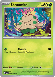 SCARLET AND VIOLET, Base Set - 003/198 : Shroomish (Non Holo) (7911125025015)