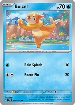 SCARLET AND VIOLET, Base Set - 046/198 : Buizel (Non Holo) (7911127286007)