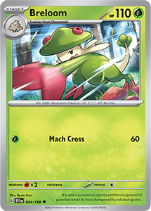 SCARLET AND VIOLET, Base Set - 004/198 : Breloom (Non Holo) (7911133610231)