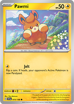 SCARLET AND VIOLET, Base Set - 073/198 : Pawmi (Non Holo) (7911128629495)