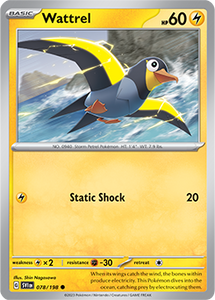 SCARLET AND VIOLET, Base Set - 078/198 : Wattrel (Non Holo) (7911128826103)