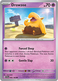 SCARLET AND VIOLET, Base Set - 082/198 : Drowzee (Non Holo) (7911128924407)