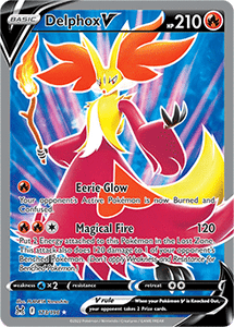 SWORD AND SHIELD, Lost Origin - 173/196 : Delphox V (Full Art) (7766308454647)