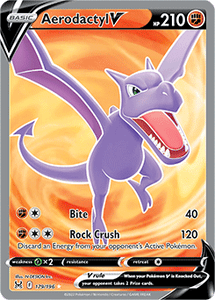 SWORD AND SHIELD, Lost Origin - 179/196 : Aerodactyl V (Full Art) (7766309110007)