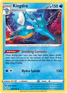 SWORD AND SHIELD, Lost Origin - 037/196 : Kingdra (Reverse Holo) (7766579413239)