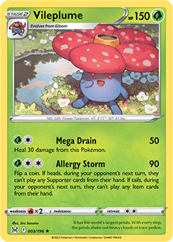 SWORD AND SHIELD, Lost Origin - 003/196 : Vileplume (Reverse Holo) (7766577938679)