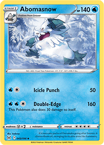 SWORD AND SHIELD, Lost Origin - 043/196 : Abomasnow (Reverse Holo) (7766579839223)