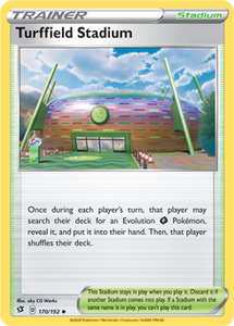 SWORD AND SHIELD, Rebel Clash - 170/192 : Turffield Stadium (Reverse Holo) (6103212228774)