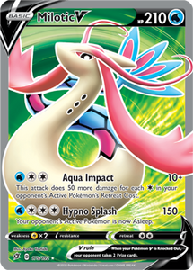 SWORD AND SHIELD, REBEL CLASH - 179/192 : Milotic V (Full Art) (6655500877990)