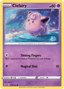 SWORD AND SHIELD, Rebel Clash - 073/192 : Clefairy (Reverse Holo) (6103190765734)