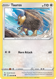 SWORD AND SHIELD, Darkness Ablaze - 134/192 : Tauros (Reverse Holo) (5856852934822)