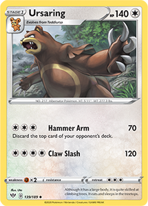 SWORD AND SHIELD, Darkness Ablaze - 139/192 : Ursaring (Reverse Holo) (5856862601382)