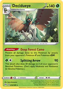 SWORD AND SHIELD, Darkness Ablaze - 013/192 : Decidueye (Holo) (5648101376166)