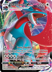 SWORD AND SHIELD, Darkness Ablaze - 144/192 : Salamence VMAX (Full Art) (5731880272038)