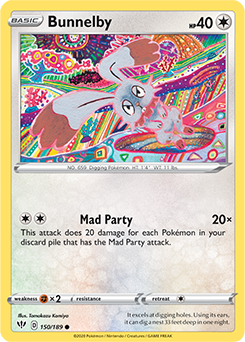 SWORD AND SHIELD, Darkness Ablaze - 150/192 : Bunnelby (Reverse Holo) (5731768369318)