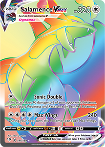 SWORD AND SHIELD, Darkness Ablaze - 194/189 : Salamence VMAX (Secret Rare) (7496720220407)