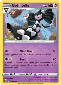 SWORD AND SHIELD, Darkness Ablaze - 075/192 : Gothitelle (Reverse Holo) (6077286940838)