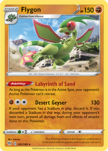 SWORD AND SHIELD, Darkness Ablaze - 091/192 : Flygon (Reverse Holo) (6077292511398)