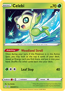 SWORD AND SHIELD, Shining Fates - 003/202 : Celebi (Reverse Holo) (6584087543974)