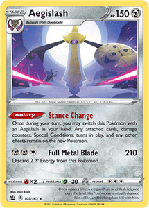 SWORD AND SHIELD, Battle Styles - 107/163 : Aegislash (Holo) (6860785483942)