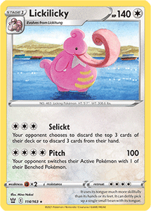 SWORD AND SHIELD, Battle Styles - 114/163 : Lickilicky (Reverse Holo) (7496704196855)