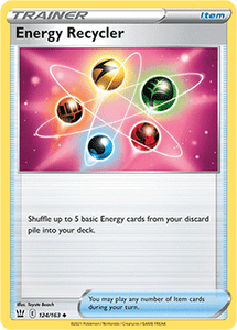 SWORD AND SHIELD, Battle Styles - 124/163 : Energy Recycler (Reverse Holo) (6860852494502)